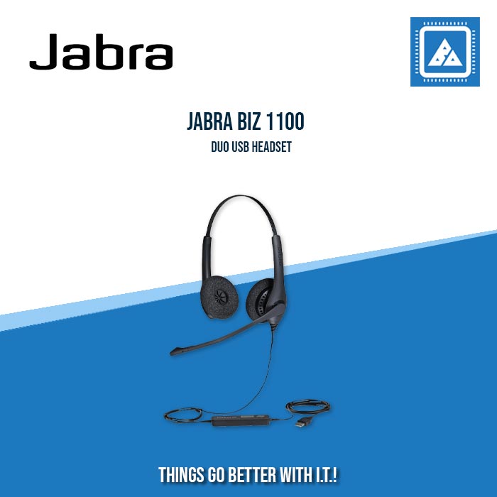 JABRA BIZ 1100 DUO USB HEADSET JABRA BIZ 1100 DUO USB HEADSET